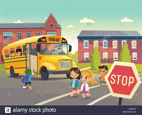 Cartoon Bus Stop Sign Board - wegadgets.net