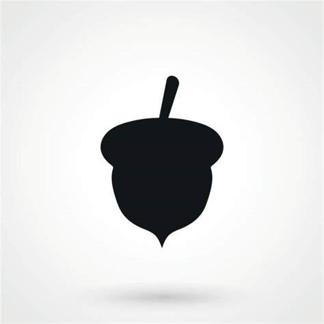 1,800+ Acorn Silhouette Stock Illustrations, Royalty-Free Vector Graphics & Clip Art - iStock