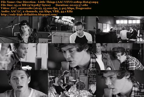 Only High Definition: One Direction - Little Things (AAC-VEVO-1080p-H264)