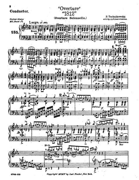 1812 Overture, Op.49 (Tchaikovsky, Pyotr) - IMSLP: Free Sheet Music PDF ...