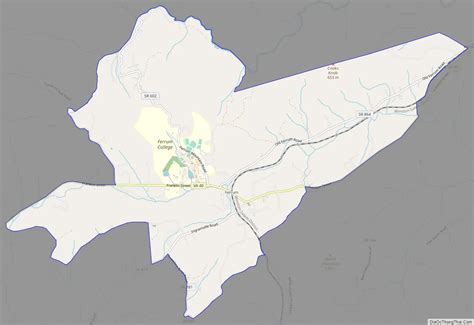 Map of Ferrum CDP