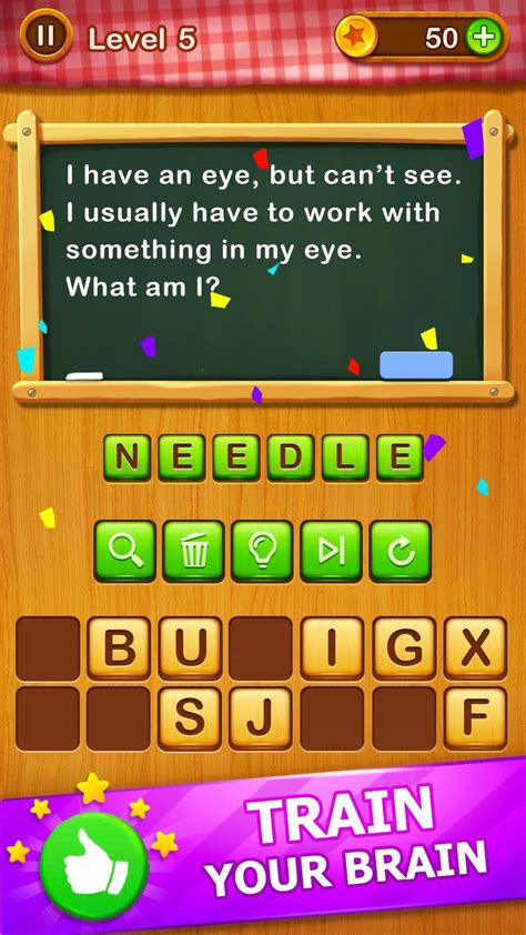 Word Riddles - Free Offline Word Games Brain Test APK for Android ...