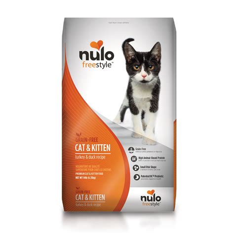 NULO Freestyle Turkey & Duck Recipe Grain-Free Dry Cat & Kitten Food ...