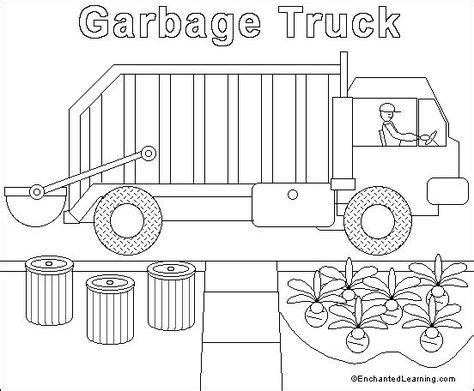 Blippi garbage truck coloring page - bikiniQas