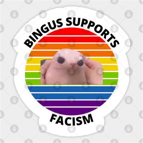 Bingus My Beloved Sphinx Cat Meme - Bingus My Beloved Meme - Sticker | TeePublic