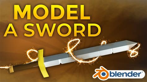 How to model a low poly sword in Blender 2.90 - YouTube