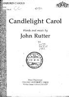 John Rutter - Candlelight Carol - Free Downloadable Sheet Music