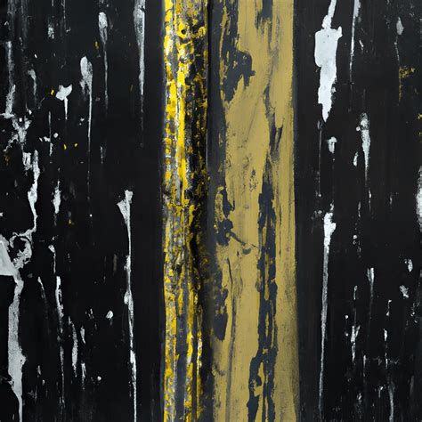 Abstract Black and Gold Painting · Creative Fabrica