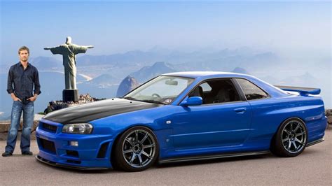 (Fast 2 Furious Prelude..) Brian O' Connor 2001 Nissan Skyline GT-R R34 ...