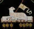 Lamb on the Book of Seven Seals Embroidery Design