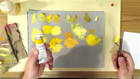 Yellow Oil Paint - YouTube