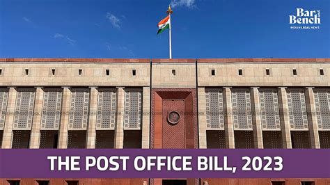 Lok Sabha passes Post Office Bill, 2023