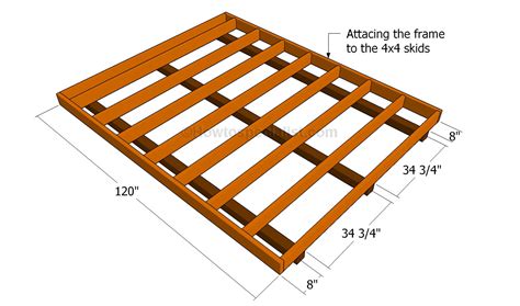 How to build a shed floor | HowToSpecialist - How to Build, Step by ...