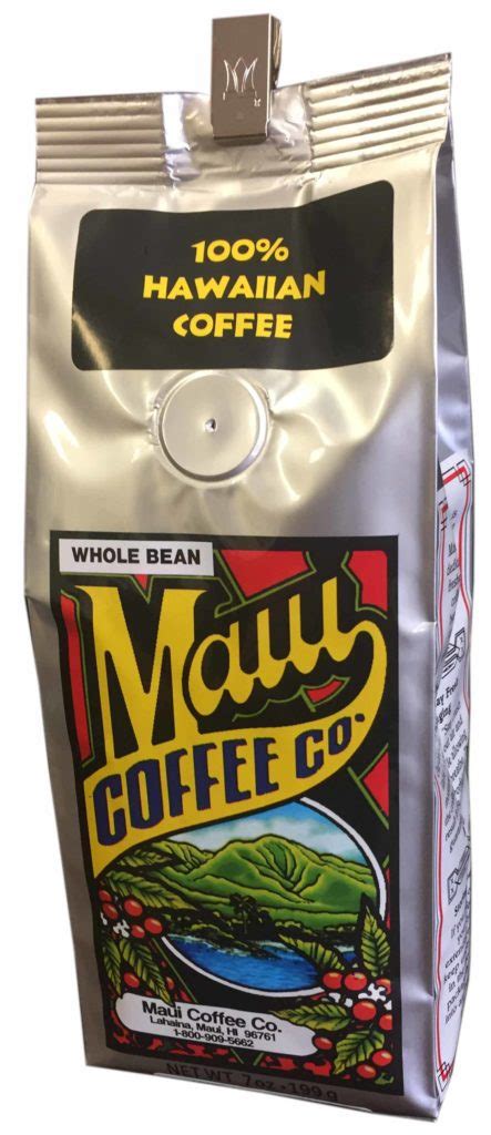 100% Hawaiian Coffee - Whole Bean - Maui Coffee Co.