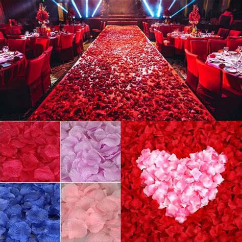 2000pcs/lot Wedding Decorations Fashion Atificial Flowers Petalos de ...