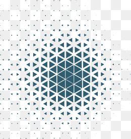 Business Blue Triangular Pattern, Vector Png, Geometric Pattern, Triangle Pattern PNG ...