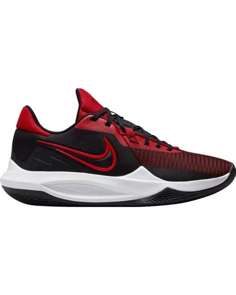 Nike Lace Air Precision 6 Basketball Shoes in Black/Red/White (Black) | Lyst