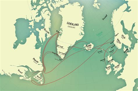 Eric Olason - Mapmaker - Cartographic Artist - Viking Sailing Routes to ...