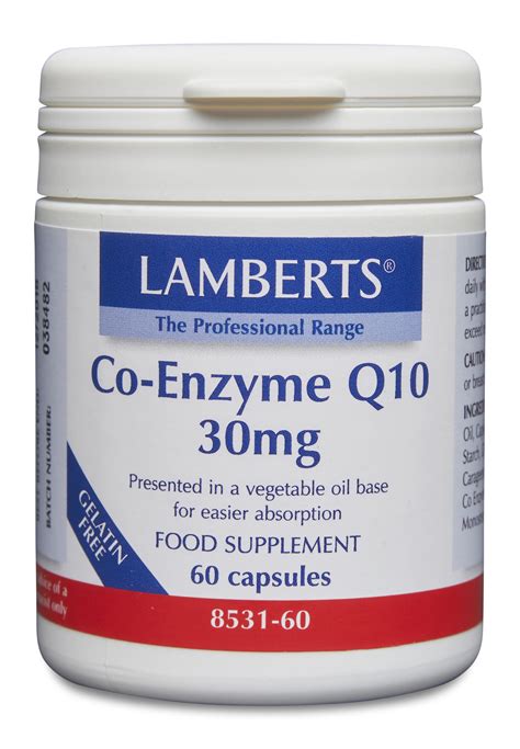 Co-Enzyme Q10 30mg 60's: The Natural Dispensary