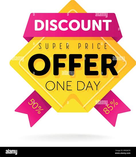 Discount tag with special offer sale sticker Stock Vector Image & Art - Alamy