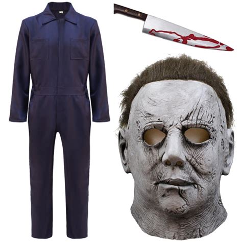 Halloween kills Michael Myers Cosplay Costume cloth +mask - Walmart.com