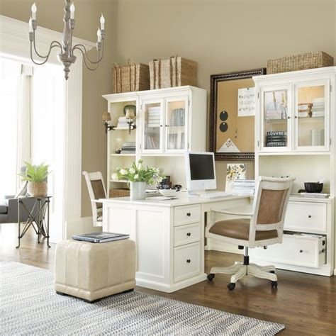 Sleek white office furniture – TopsDecor.com