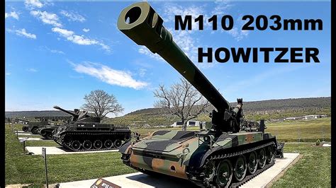 U.S. ARMY M110 203 MM SELF-PROPELLED HOWITZER | at Fort Indiantown Gap, Pennsylvania - YouTube