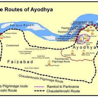 Ram Mandir Ayodhya Map