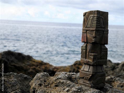 Maya Statue Stock Photo | Adobe Stock