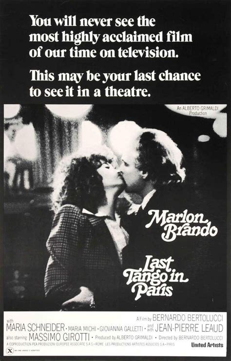 Last Tango in Paris (1972) | Last tango in paris, Last tango, Tango