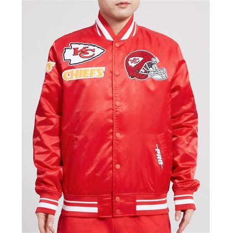 Red Satin Kansas City Chiefs Super Bowl Jacket - Jackets Masters