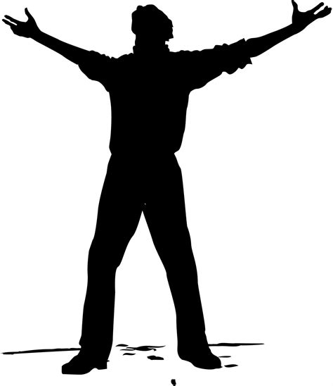 Praising God Silhouette person free image download