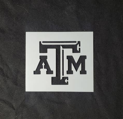 Texas A & M Stencil - Etsy