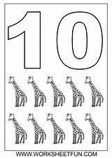 Printable Numbers 1 10 Coloring Pages sketch template