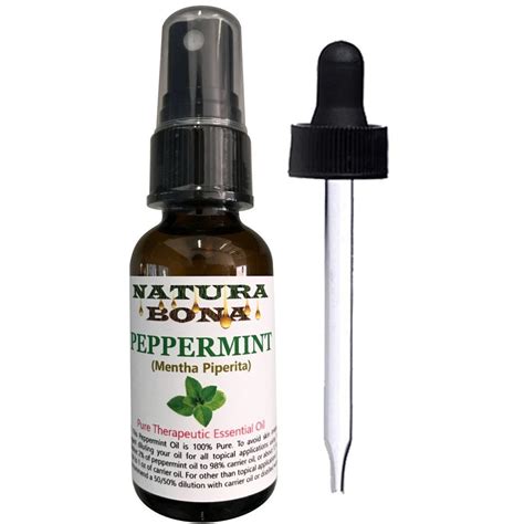 Peppermint Essential Oil Use to Naturally Repel Pests Insects; 1 Oz Sp ...