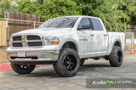 2013 Dodge Ram 1500 | 20x12 RDR Wheels RD01 Dirt matte black | 6" Rough ...