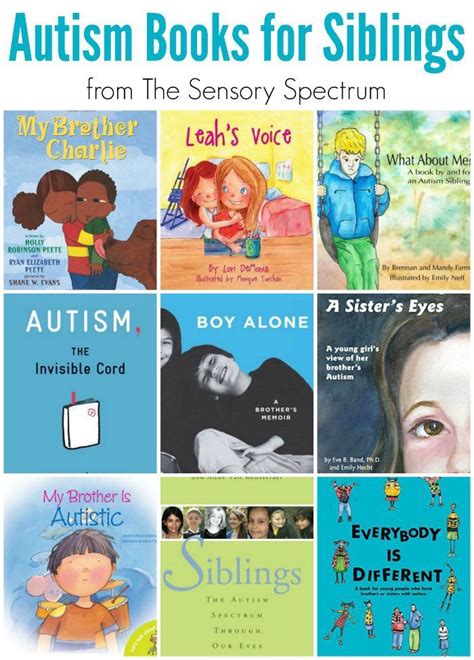 Autism Books for Siblings | The Sensory Spectrum | Autism books, Autism parenting, Autism