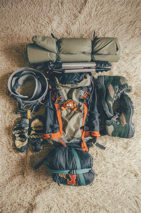 "Mountaineering Equipment" by Stocksy Contributor "Dimitrije Tanaskovic" - Stocksy