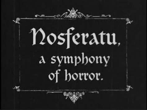 Nosferatu (1922) - Movies - The TTV Message Boards