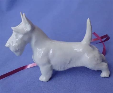 SCOTTISH TERRIER ROSENTHAL white Scotty dog Germany 4" figurine $350.00 - PicClick