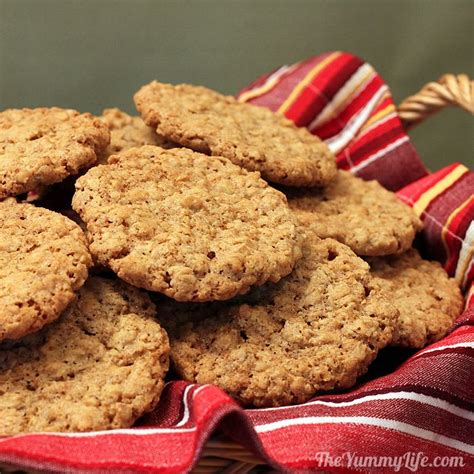 Whole Grain Thin and Crispy Oatmeal Cookie Recipe