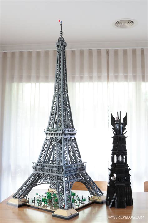 How tall is the LEGO Eiffel Tower: A photo series - Jay's Brick Blog