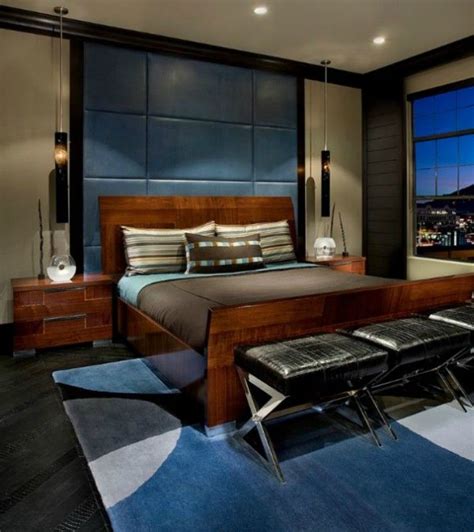 Спальня мужчины | Luxurious bedrooms, Masculine bedroom design, Blue bedroom ideas for couples