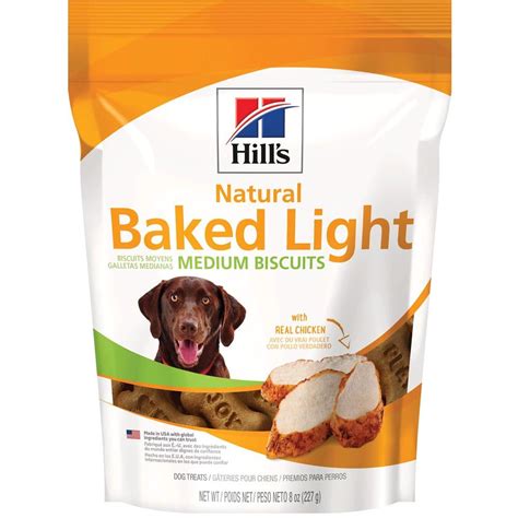 Hill's Baked Light Biscuits with Reak Chicken, Medium, 8-oz. Bag | On Sale | EntirelyPets Rx