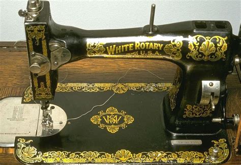 White Rotary Sewing Machine Model 77 Value / Antique White Rotary ...