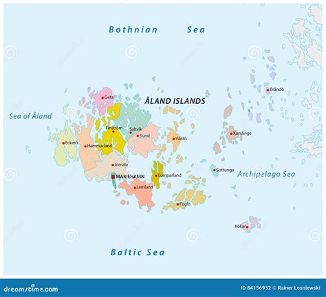 Aland Islands Map Vector Illustration | CartoonDealer.com #98809868