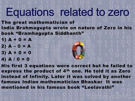 History of Zero - Mathematics