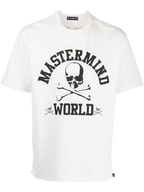 Mastermind Japan logo-print T-shirt | White | FARFETCH