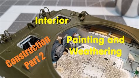 M-18 HELLCAT by Academy Interior Painting and Weathering, Construction Part 2 - YouTube