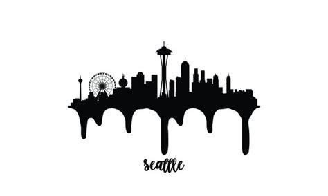 Seattle Skyline Silhouette Images – Browse 2,084 Stock Photos, Vectors ...